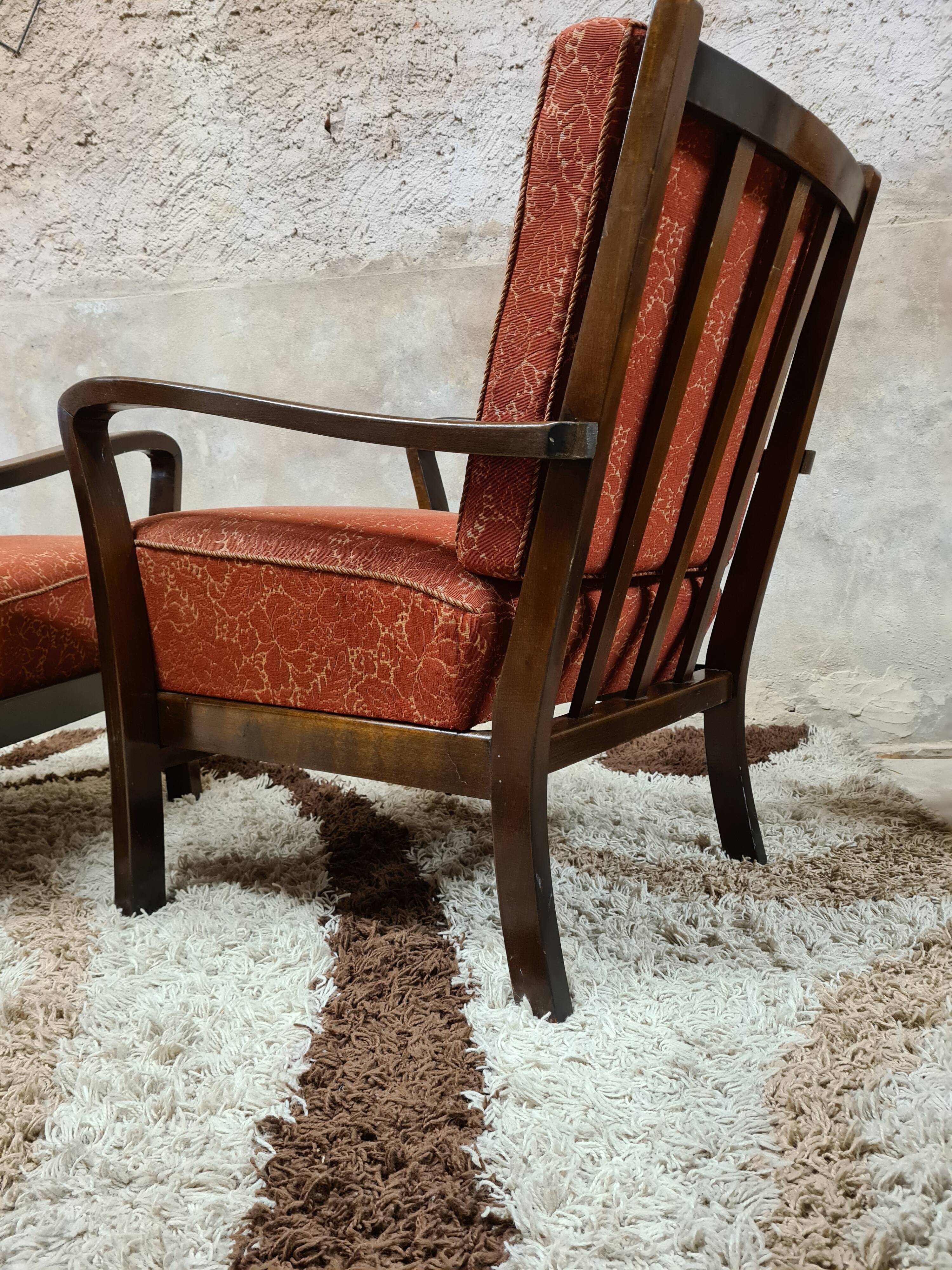 Pair of vintage armchairs year 1950