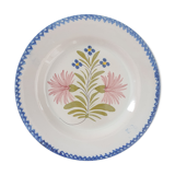 Assiette en faïence de Charolles