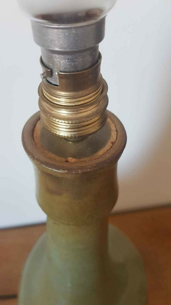 Lampe vintage années 50-60 en céramique signée Joan Lluis