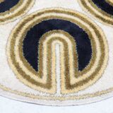 Højer Eksport Wilton Round Rug, 1960S