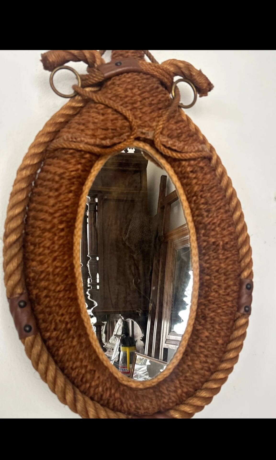 Vintage Audoux Minet mirror