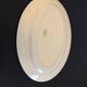 Vintage oval dish in Luneville earthenware with flower patterns