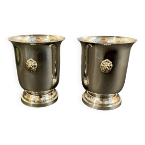 paire de coquetiers –têtes - style empire