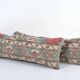 Set of 2 vintage Turkish cushion covers 30x91 cm