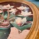 Oil on wood - medallion frame
