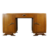 Bureau Art-Déco galbé 1930-1940
