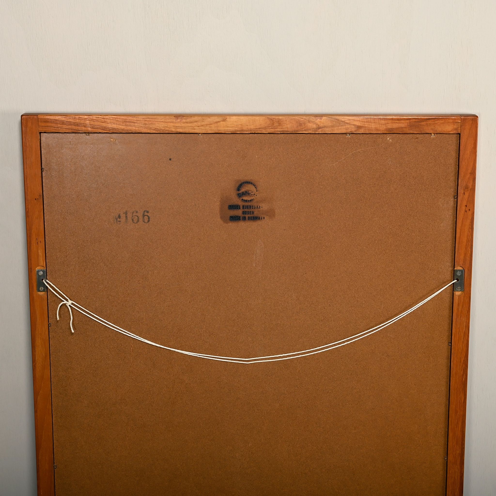 Kai Kristiansen Wall Mirror Model 166 in Teak for Aksel Kjersgaard, 1960s
