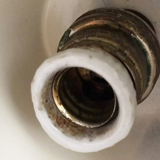 Paire d'appliques diabolo blanc