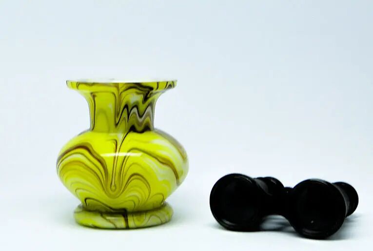 Art Deco vase, glass, Czechoslovakia, 1930s