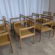 Set of 8 STOL Kamnik Armchairs / Yugoslav Mid Century Vintage Dining Chair