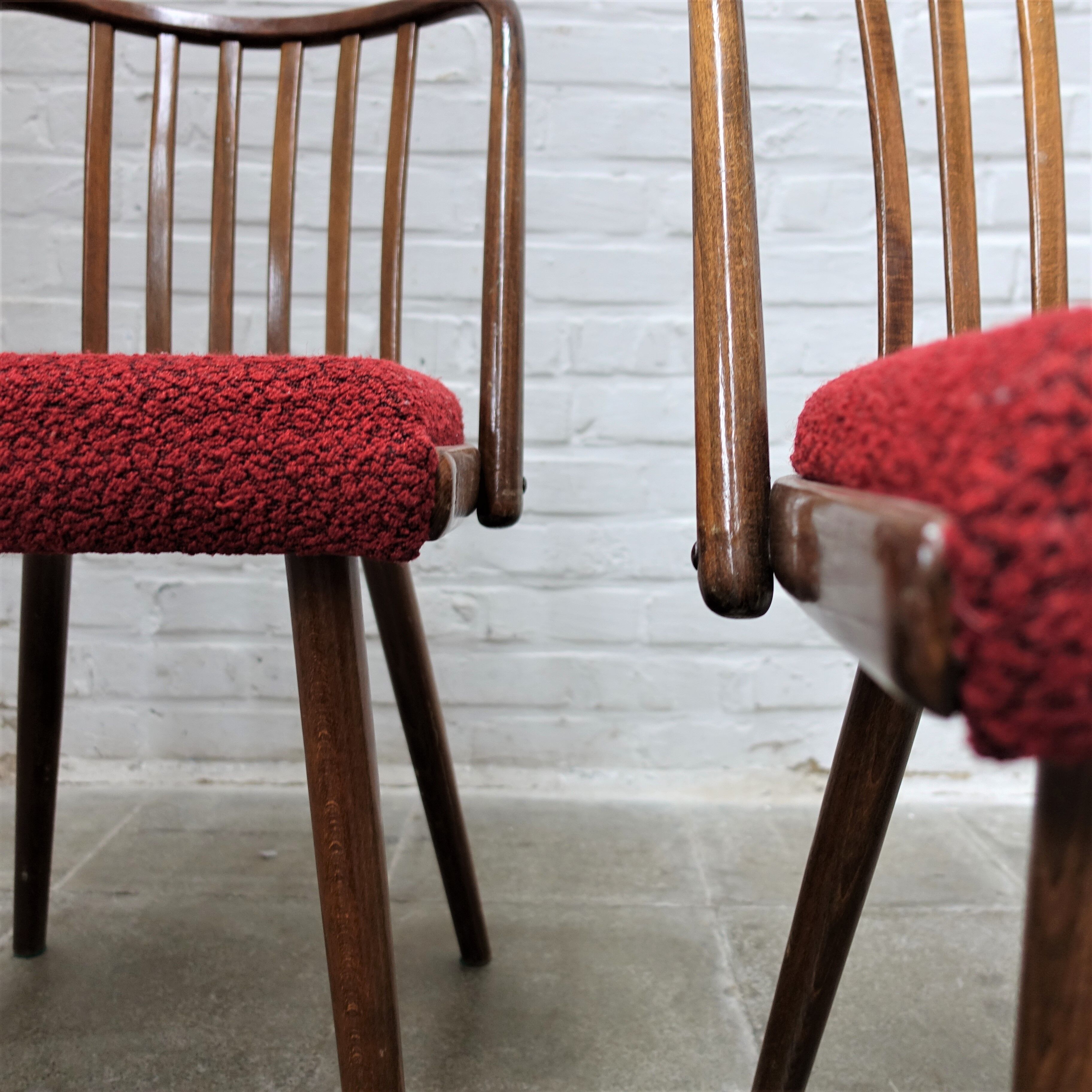 Set of 4 Antonin Suman chairs