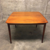 Extendable Palisander Dining Table by Henry Rosengren Hansen for Brande, 1960s