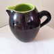 Two-tone ceramic pitcher Keramos Sèvres 1960s