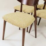 Dining chairs set of 4 Nebula green Scandinavian design