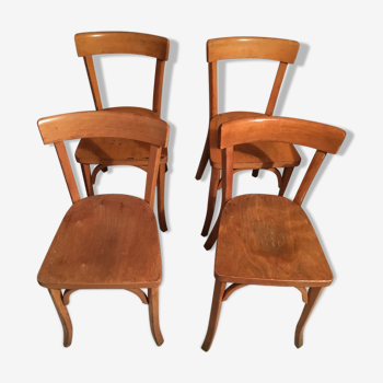 Set of 4 chairs bistro Baumann