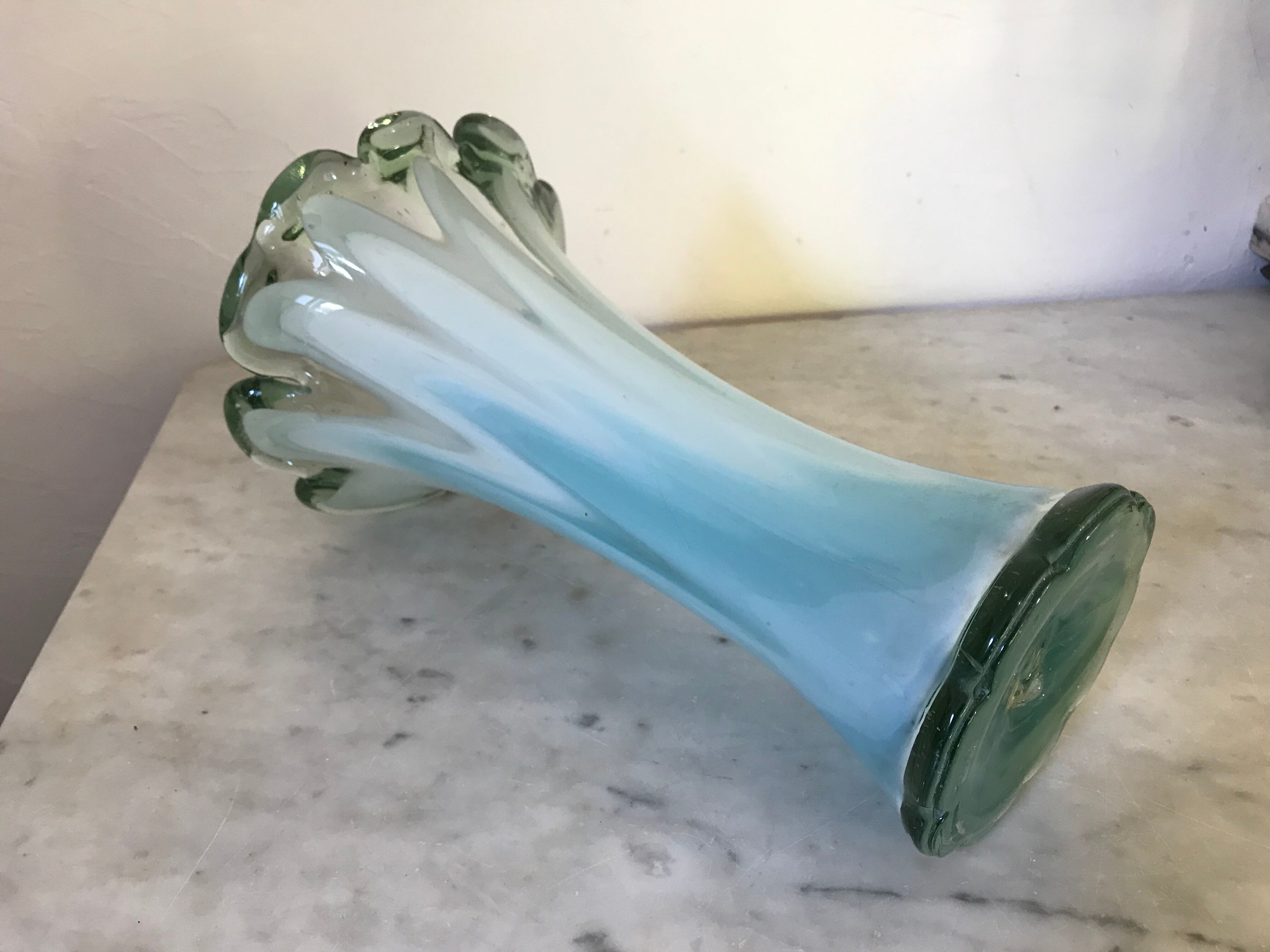 Blown glass vase 27cm