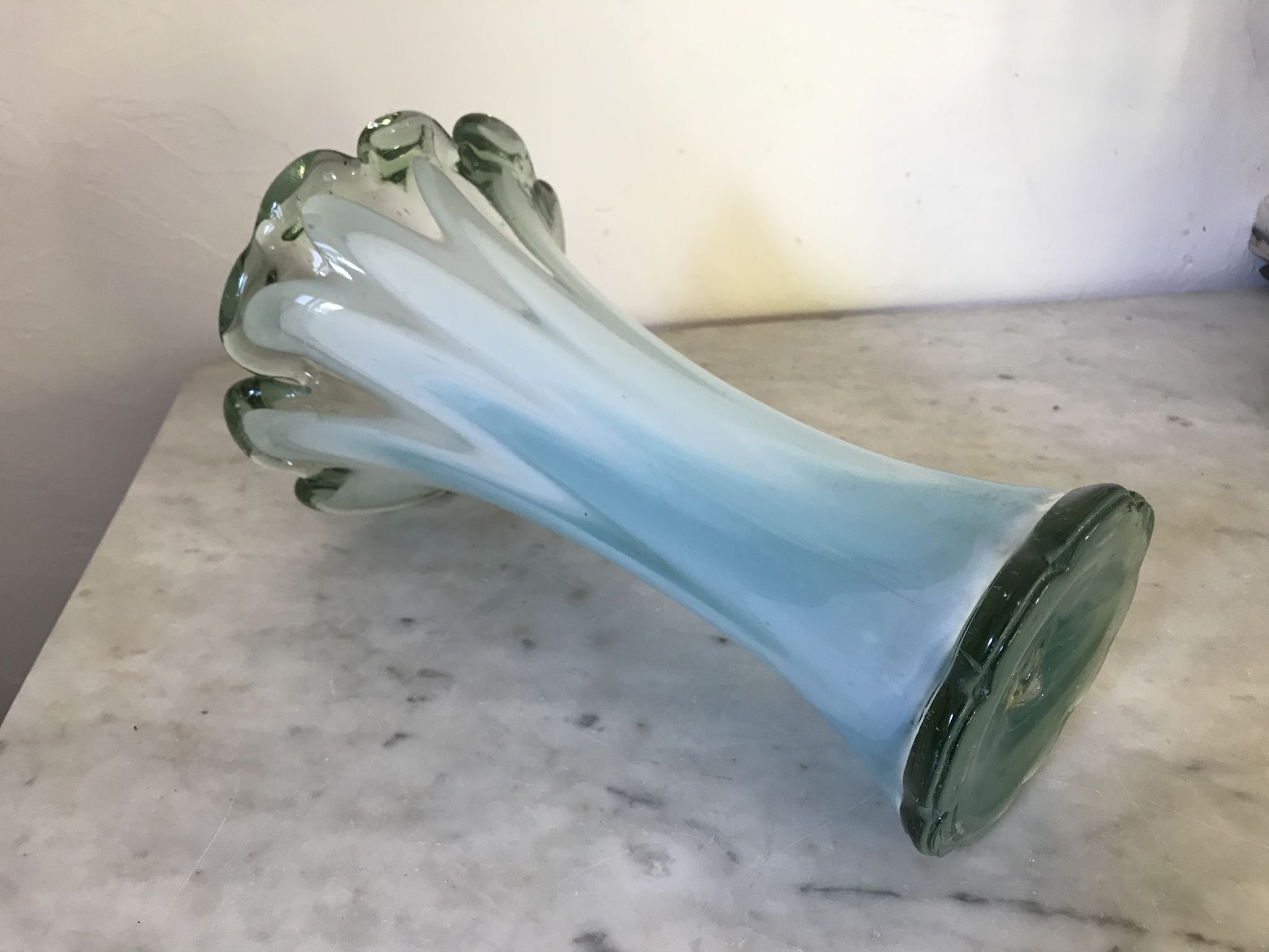 Vase en verre soufflé 27cm