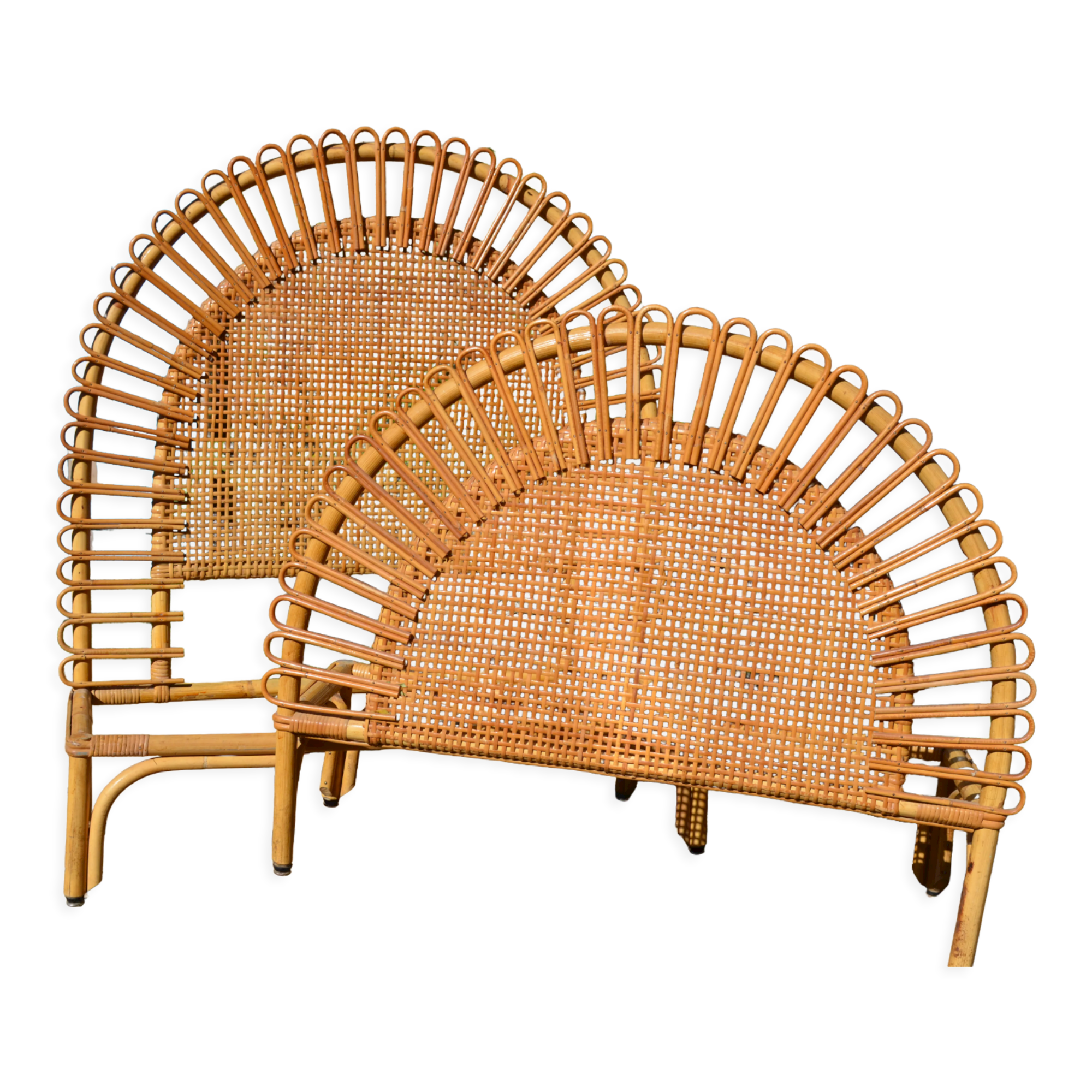 Rattan bed for one place
