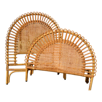 Rattan bed for one place