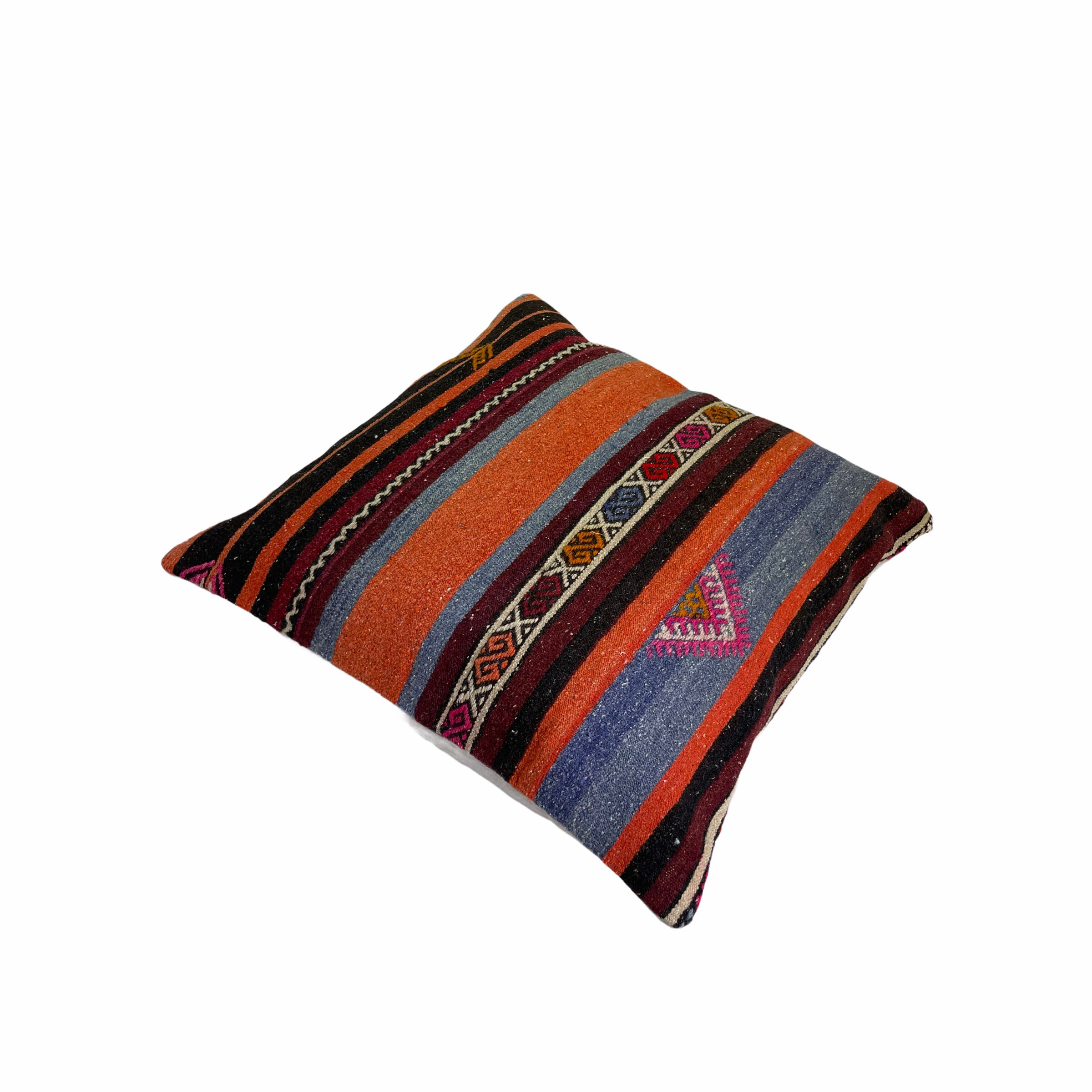 Vintage Turkish Kilim Cushion Cover , 60 x 60 cm