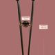 Double wall light in brass and opaline glass, 1960