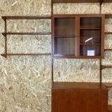 Teak wall shelf by Kai Kristiansen Danish design year 60
