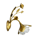 Wall lamp gold vintage pink