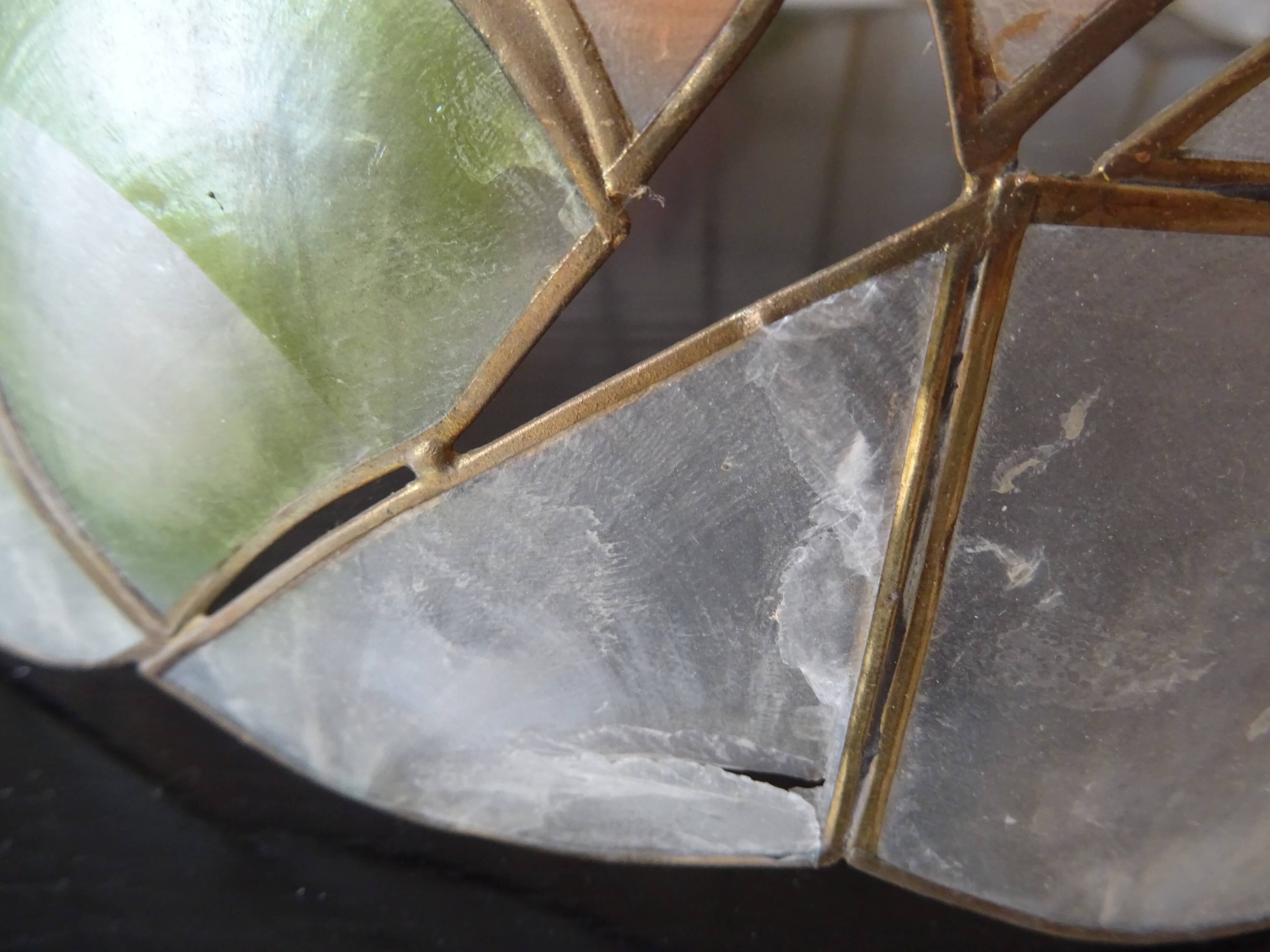 Suspension in vintage mother-of-pearl year 70