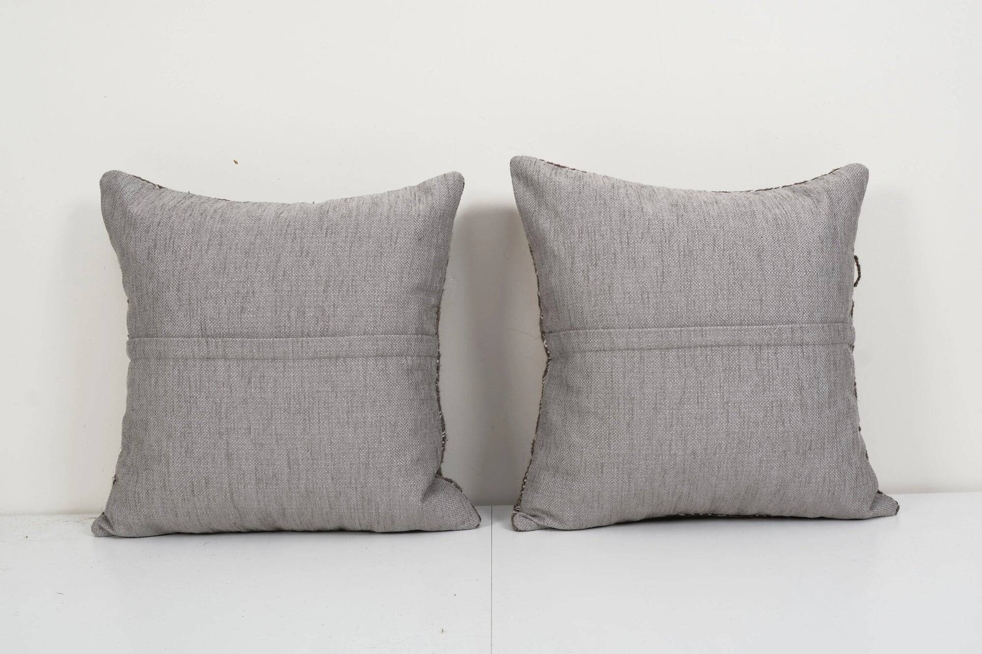 Set of 2 vintage Turkish cushion covers 51x51 cm