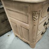 Louis XIV style solid cherry chest of drawers