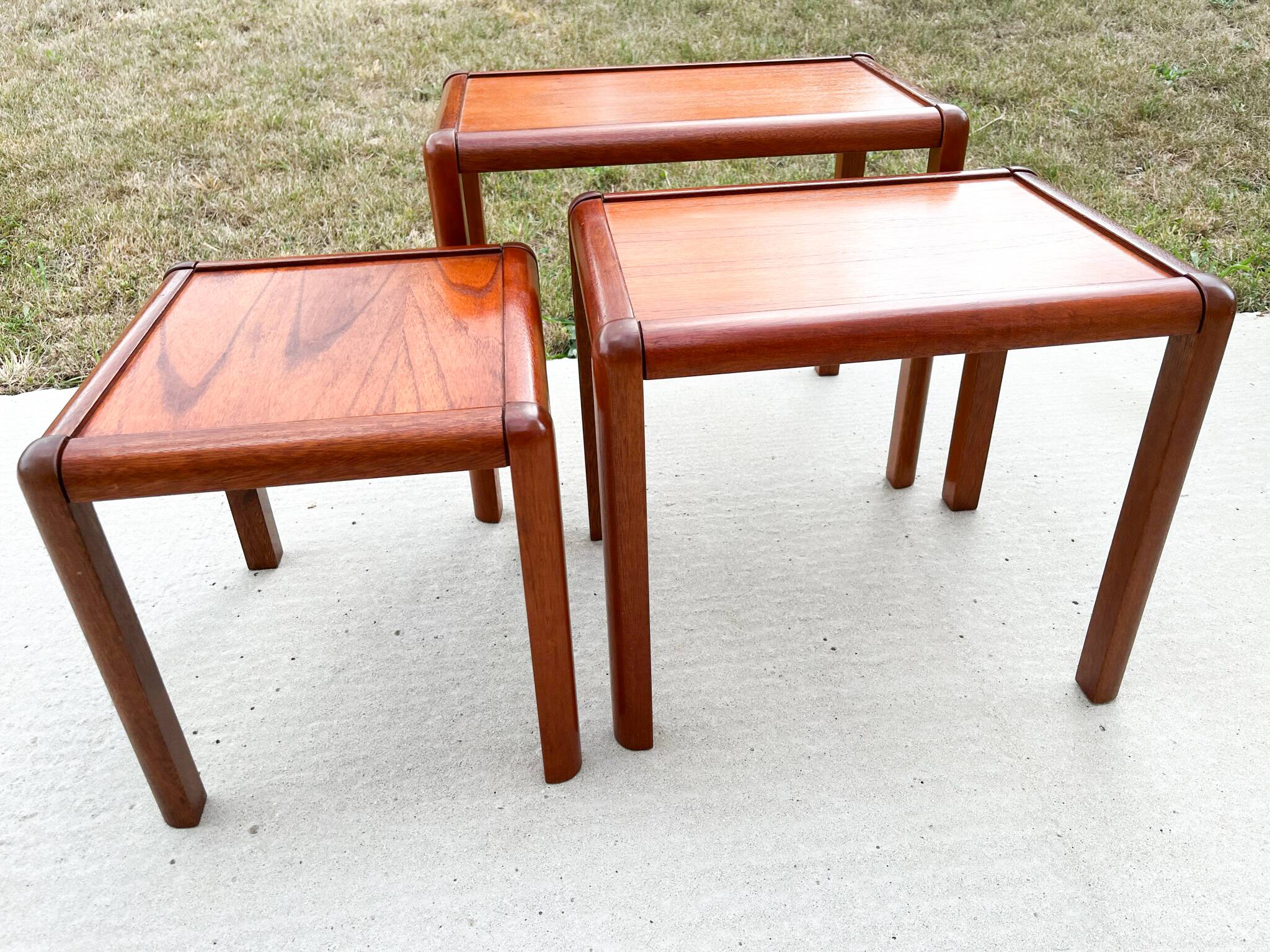 Vintage nesting tables from the 1970s.