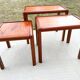 Vintage nesting tables from the 1970s.