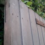 Wooden barn cellar or outbuilding door