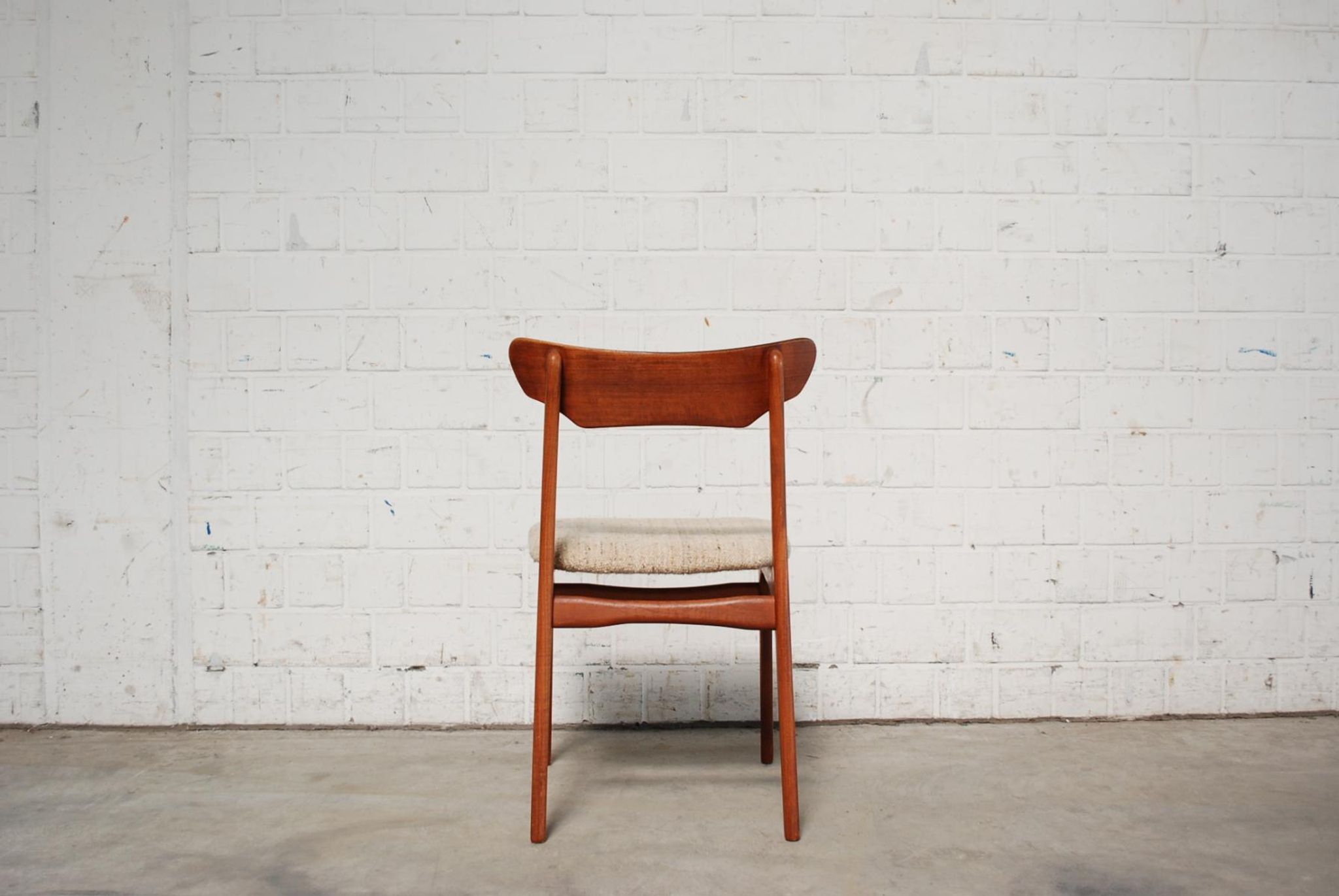 Set of teak and oak chairs by Schiønning & Elgaard 1960
