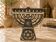 Handcrafted Moroccan Hanukkah menorah in glazed ceramic – Handmade – 30 × 30