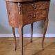 Louis XV style marquetry "kidney" bedside table