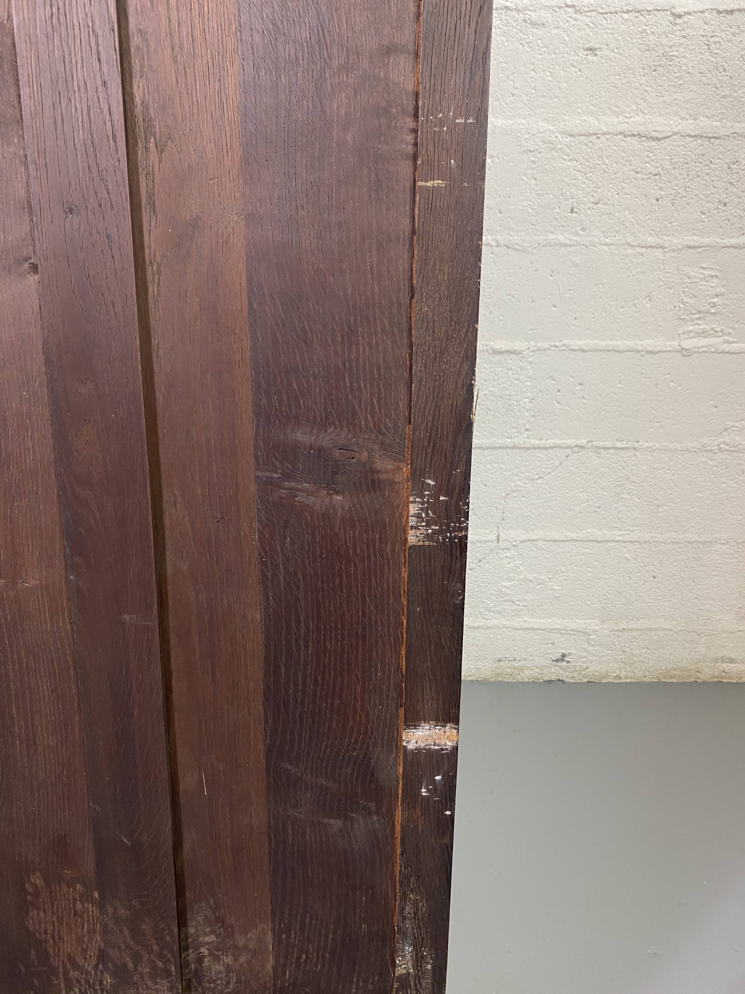 Large vintage wooden bookcase