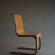 Alvar Aalto model no.21 chair with rare karelian birch seat, Finland 1930s