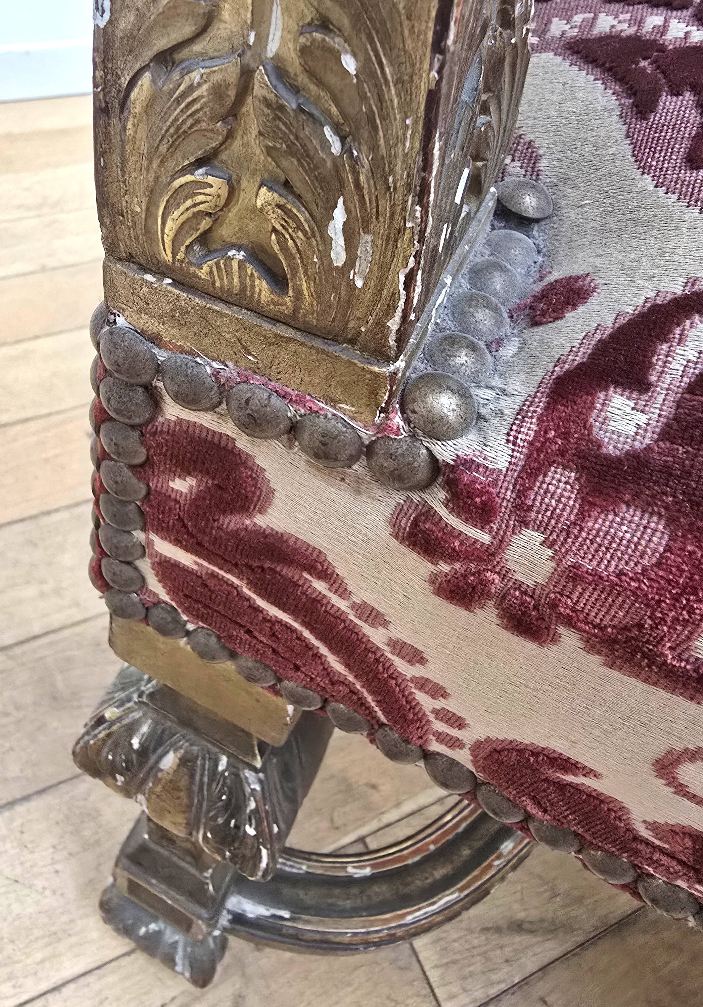 Fauteuil style Louis XIII