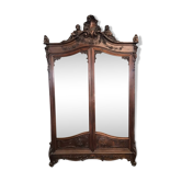 Large Louis XV style bedroom in walnut