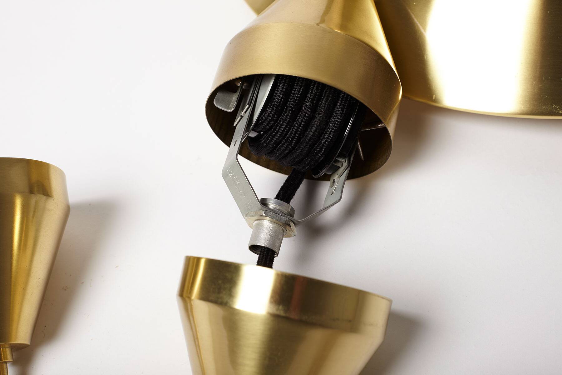 Brass Pendant Light by Fog & Mørup, Denmark 1970’s