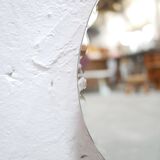 Mirror beveled art deco oval 59cm x 93cm