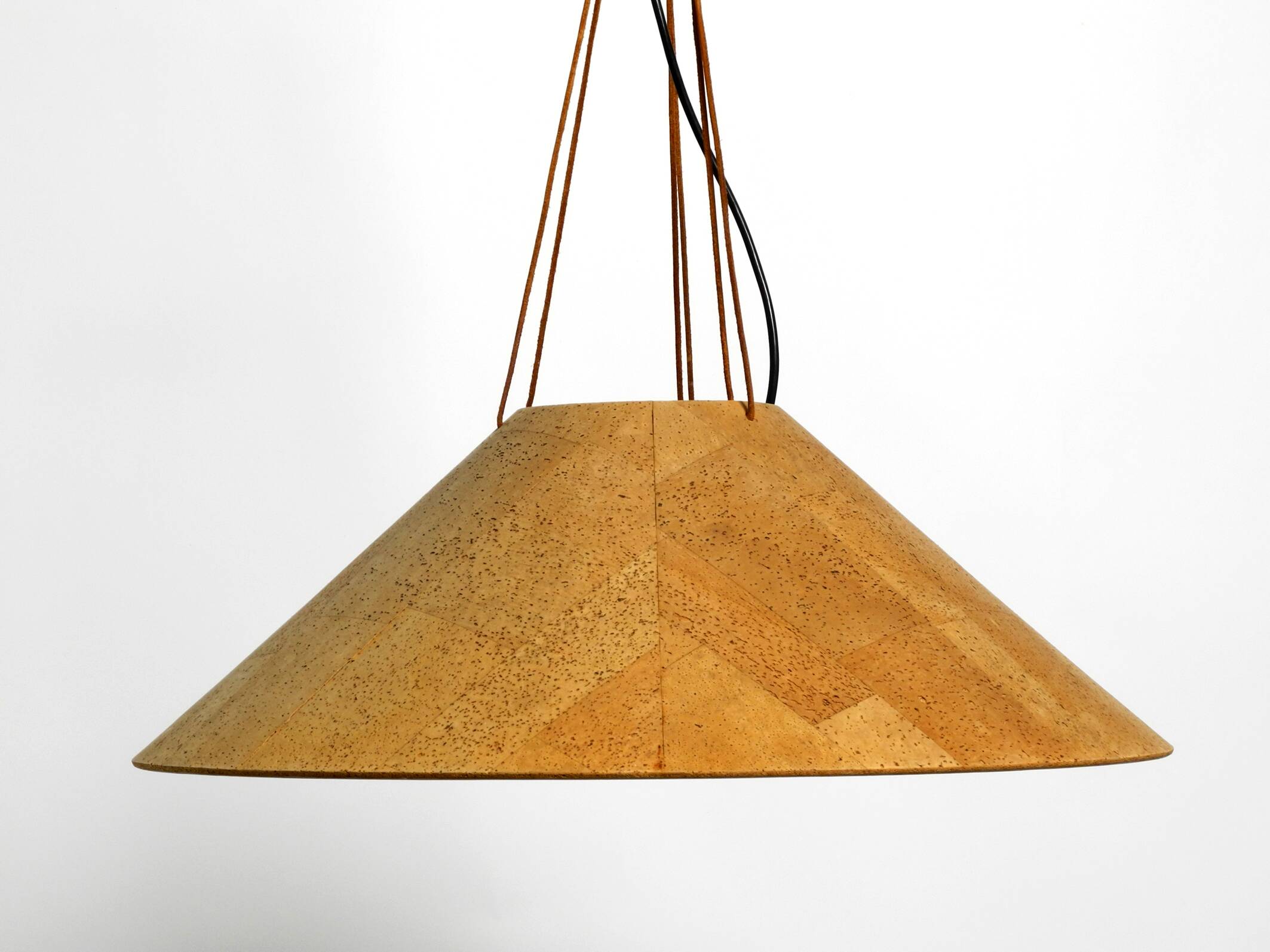 1970s cork ceiling lamp by M-Design | by Willhelm Zanoth and Ingo Maurer