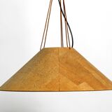 1970s cork ceiling lamp by M-Design | by Willhelm Zanoth and Ingo Maurer