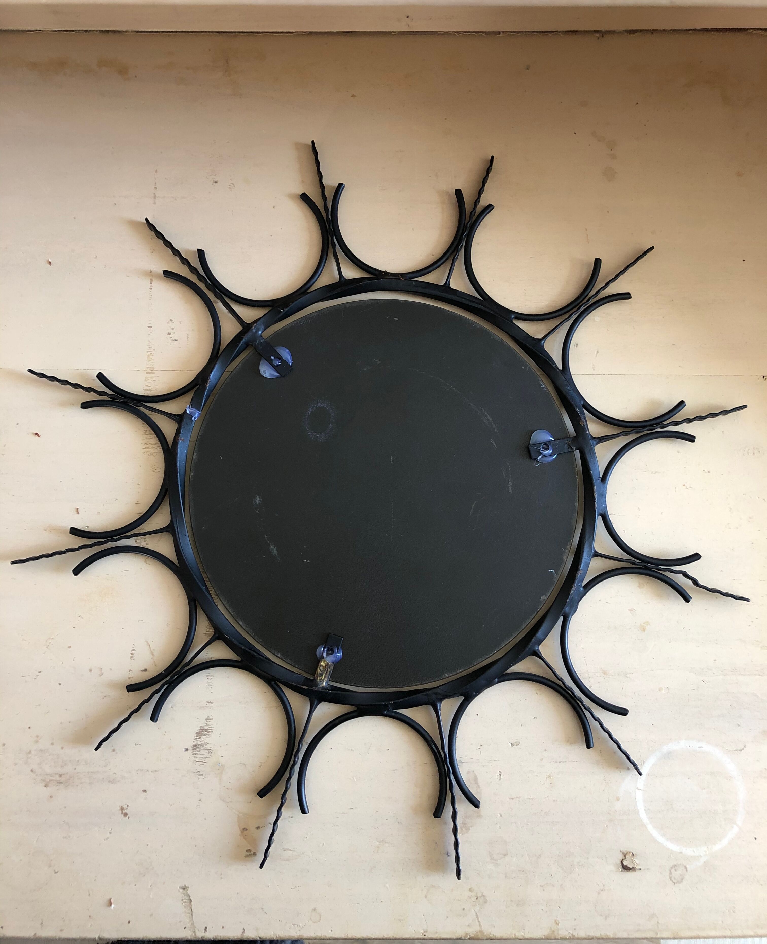 Metallic sun mirror 18cm