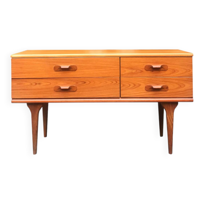 Petite enfilade en teck, édition anglaise des années 1970