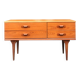 Small teak enfilade, English edition from the 1970s.