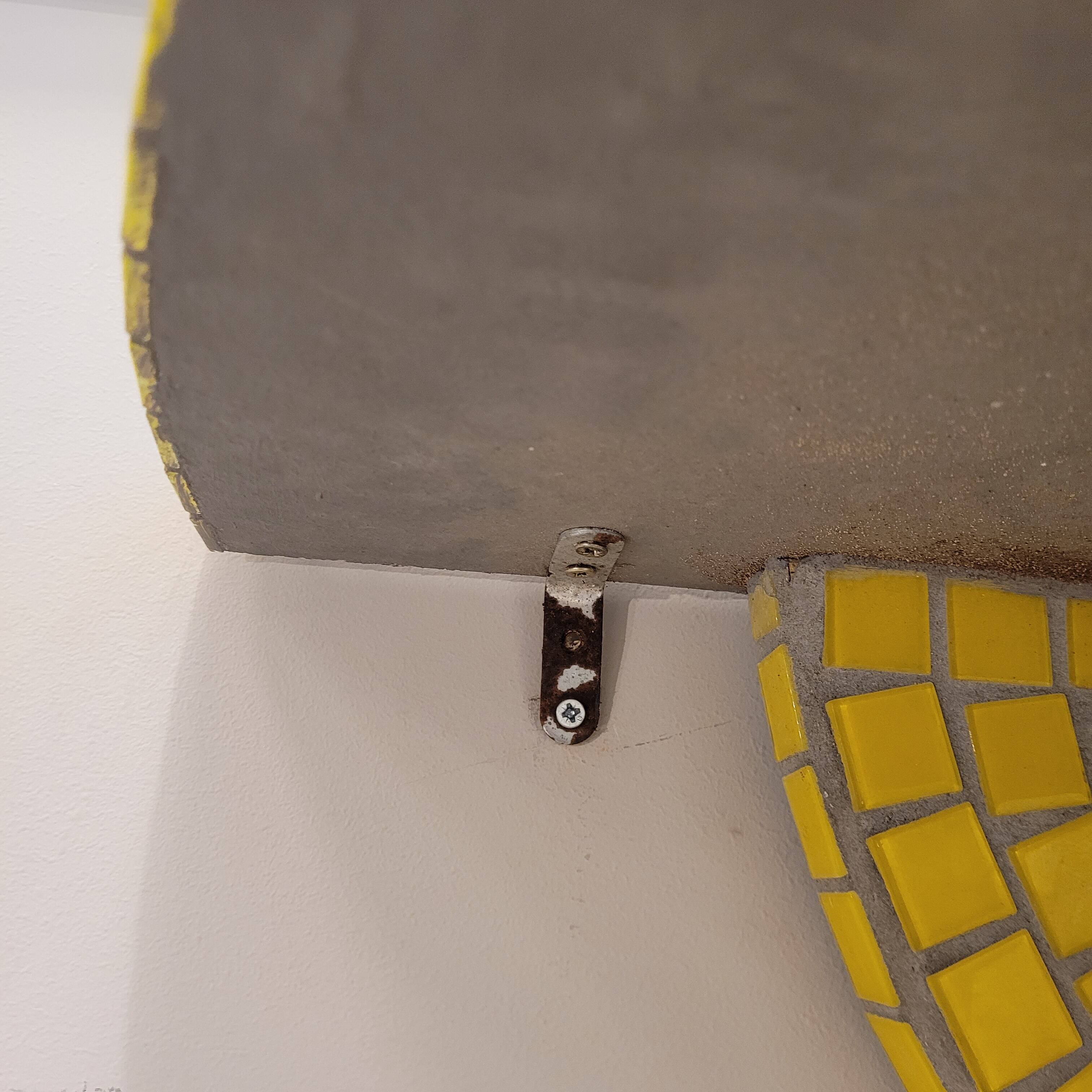 Pair of floating consoles, tesela mosaic, Art Decó, 50's – France