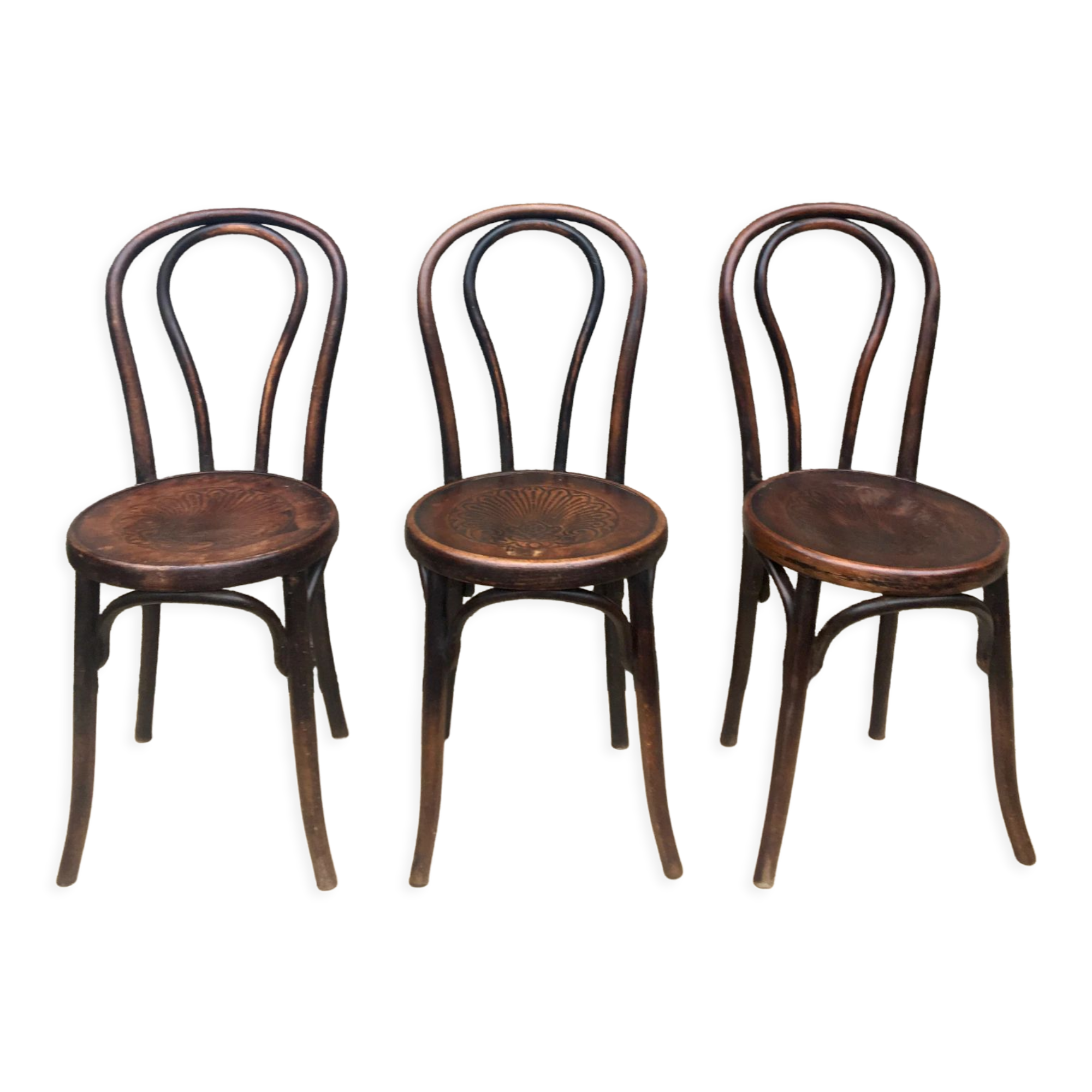 3 chairs bistrot fishel
