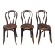 3 chairs bistrot fishel
